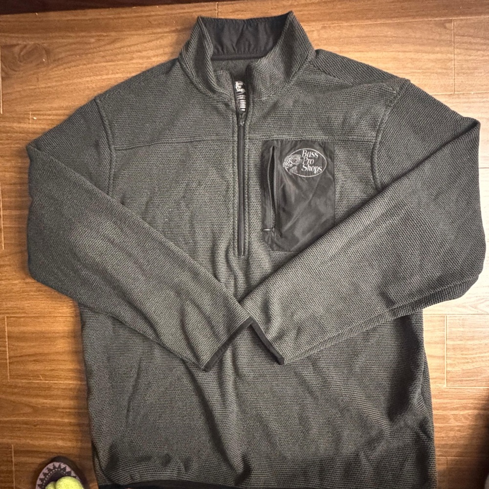 Bass Pro Shops Charcoal Half-Zip Pullover